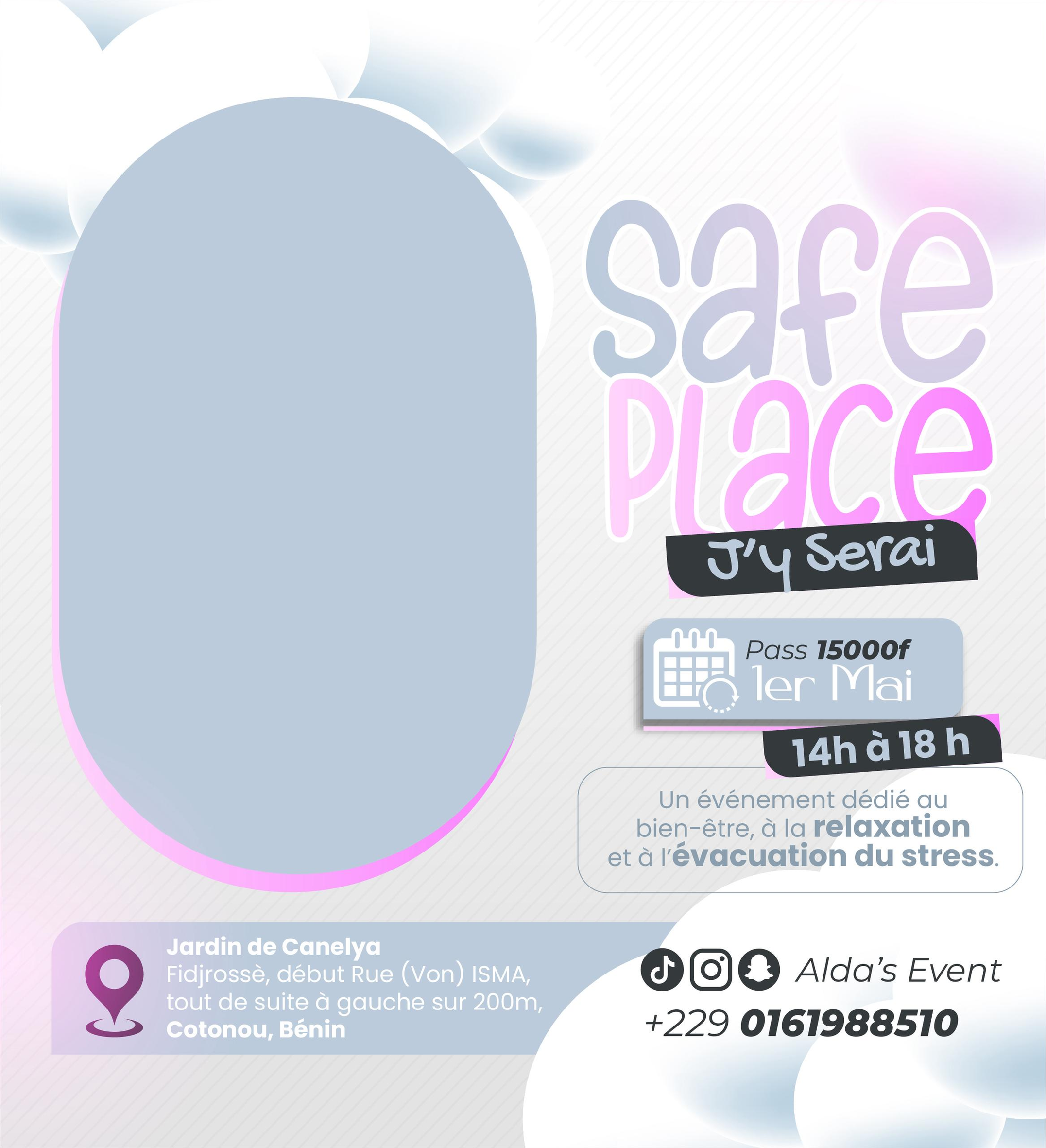 Affiche de l’événement SAFE PLACE