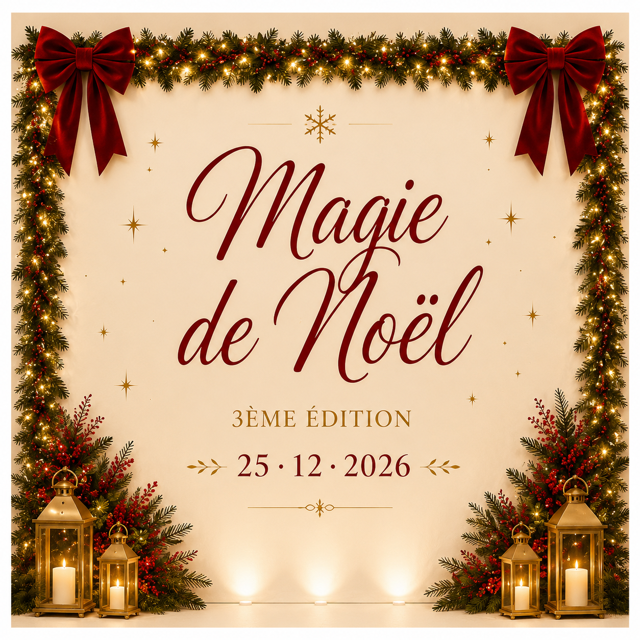 Affiche de l’événement Magie de Noël by Alda ‘S Event