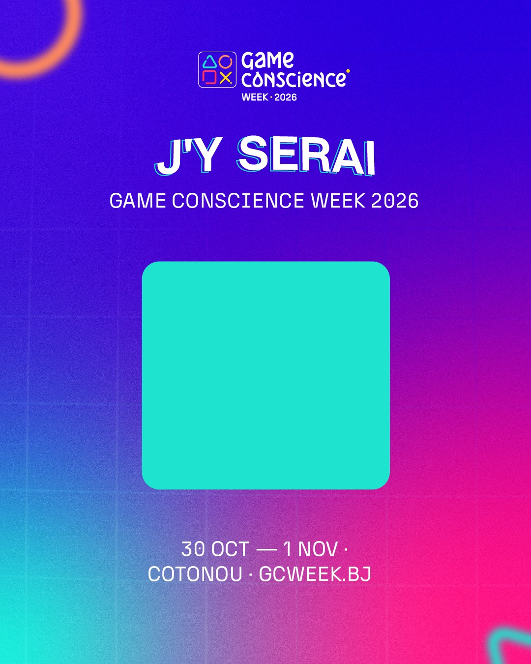 Affiche de l’événement Game Conscience week
